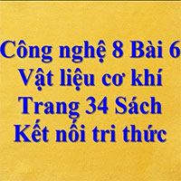  PowerPoint Công nghệ 8 Bài 6: Vật liệu cơ khí