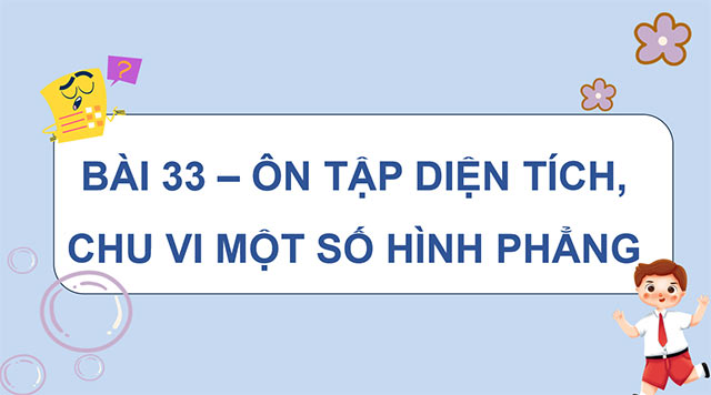 PowerPoint dạy thêm Ôn tập diện tích, chu vi một số hình phẳng