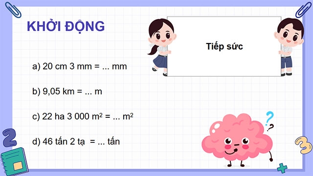 PowerPoint dạy thêm Ôn tập đo lường
