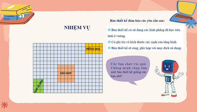 PowerPoint STEM Trải nghiệm cùng diện tích hình vuông, hình chữ nhật