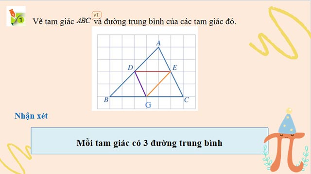 Toán 8 Bài 3: Đường trung bình của tam giác
