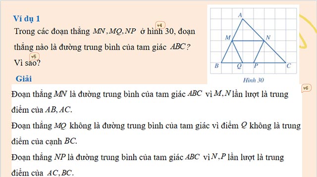 Toán 8 Bài 3: Đường trung bình của tam giác