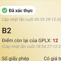 Tổng hợp các lỗi bị trừ điểm giấy phép lái xe từ 1/1/2025