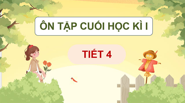 PowerPoint Ôn tập cuối học kì I (Tiết 4)