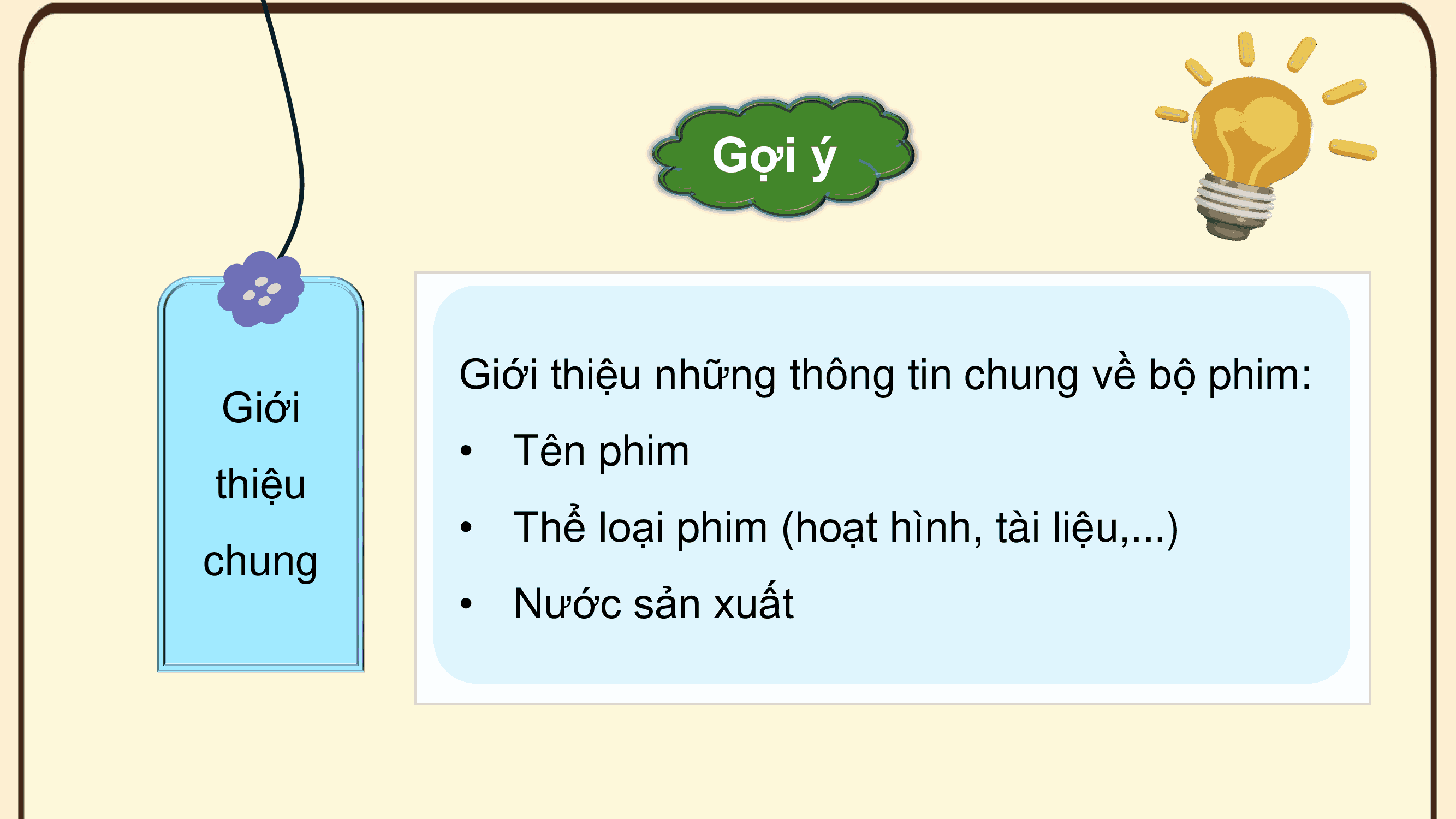 Giáo án Tiếng Việt 5 Bài 32: Bộ phim yêu thích