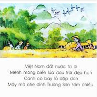 Cảm nghĩ về một bài ca dao hoặc bài thơ về cảnh đẹp quê hương, đất nước