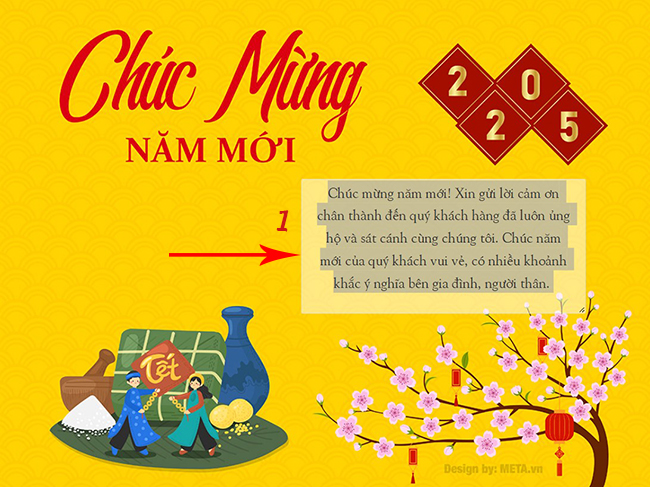 Cách tạo thiệp chúc Tết