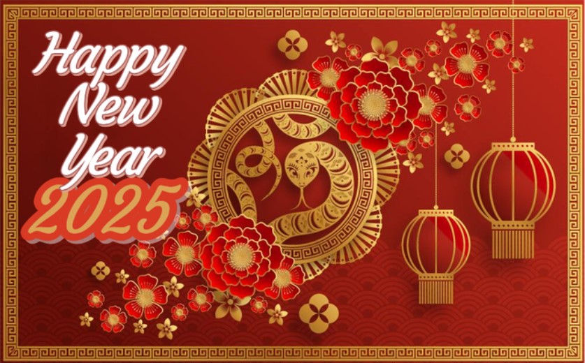 Thiệp chúc tết đẹp 2025 đẹp