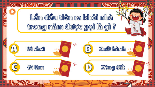 Powerpoint trò chơi đố vui chủ đề ngày Tết