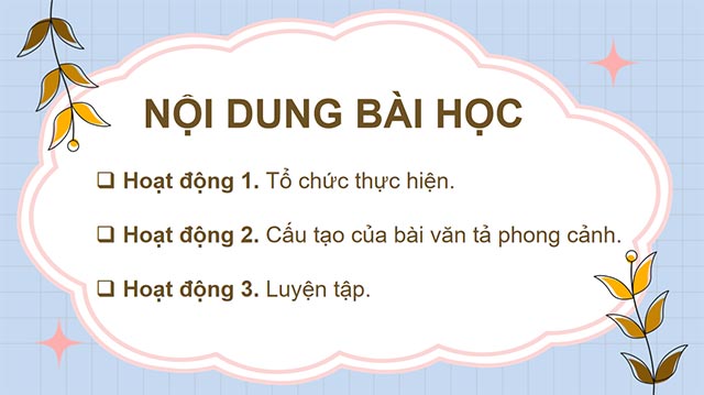 PowerPoint Tả phong cảnh (Cấu tạo của bài văn)