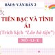 PowerPoint Ngữ văn 12 Bài 5: Tiền bạc và tình ái