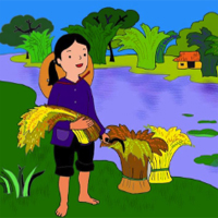 Viết đoạn văn 3-5 câu về bài thơ Hạt gạo làng ta, có câu ghép