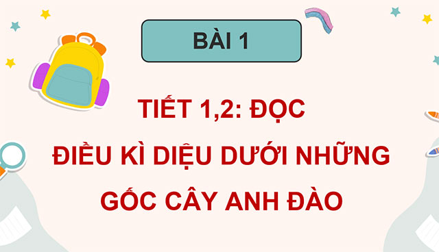 PowerPoint Đọc: Điều kì diệu dưới những gốc anh đào