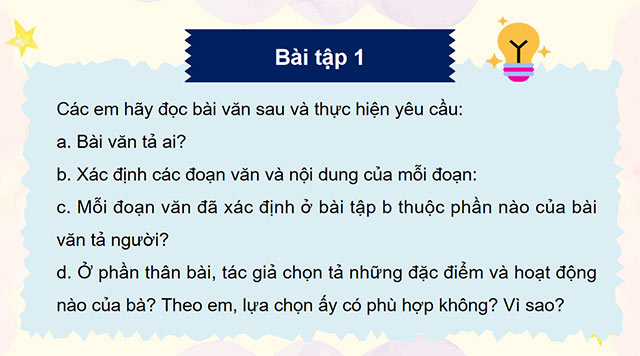 PowerPoint Bài văn tả người