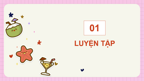 PowerPoint Bài 66: Luyện tập