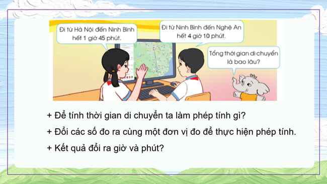 PowerPoint Toán 5 Bài 69: Cộng số đo thời gian, trừ số đo thời gian