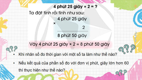 PowerPoint Nhân số đo thời gian với một số