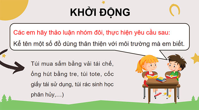 PowerPoint Thảo luận theo chủ đề Vì môi trường xanh