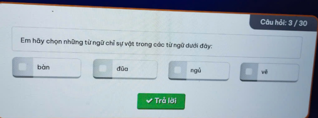 Đề thi VioEdu lớp 3 cấp trường