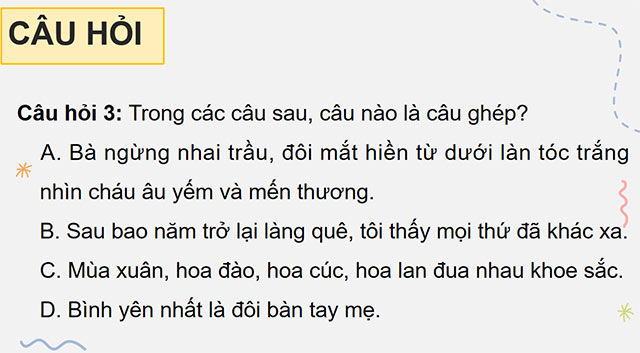 PowerPoint Trao đổi Câu đơn và câu ghép