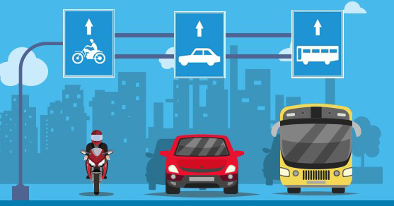 Mức phạt lỗi sai làn đường từ 1/1/2025