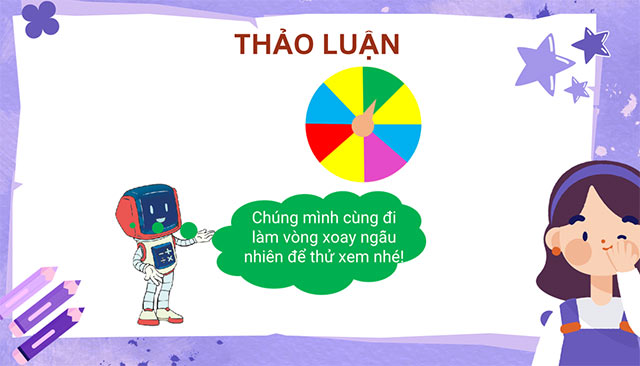 PowerPoint STEM Làm vòng xoay ngẫu nhiên