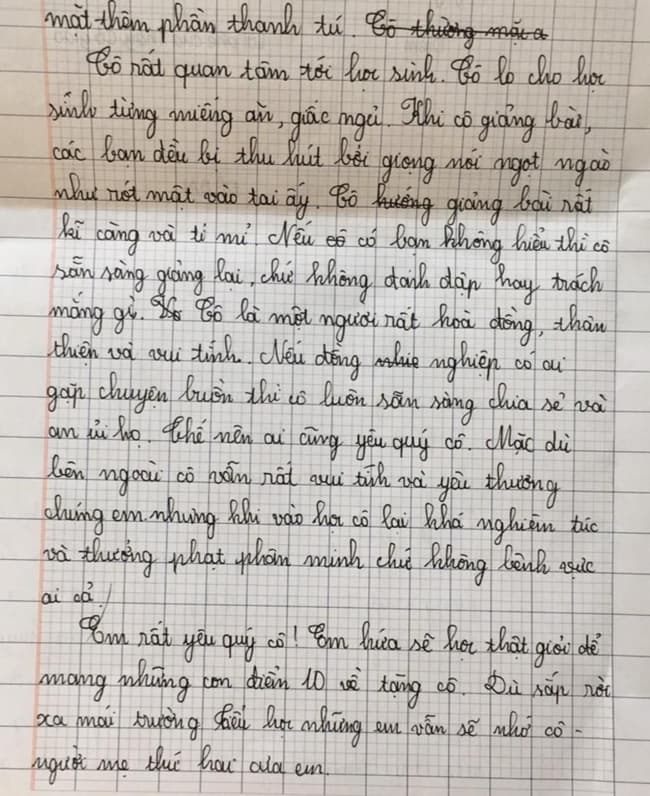 Viết bài văn tả một người đã để lại cho em những ấn tượng tốt đẹp