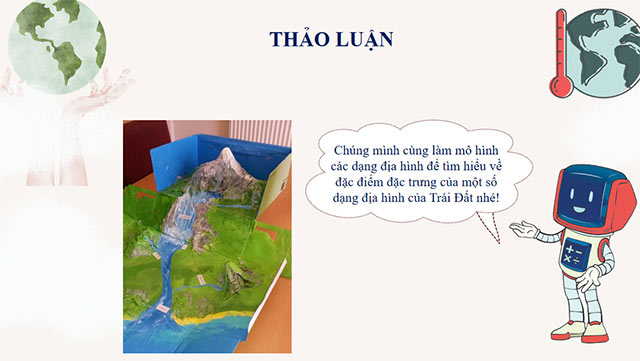 PowerPoint STEM Bề mặt trái đất