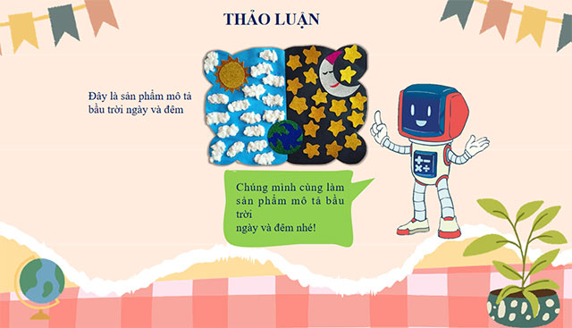 PowerPoint STEM Bầu trời ngày và đêm