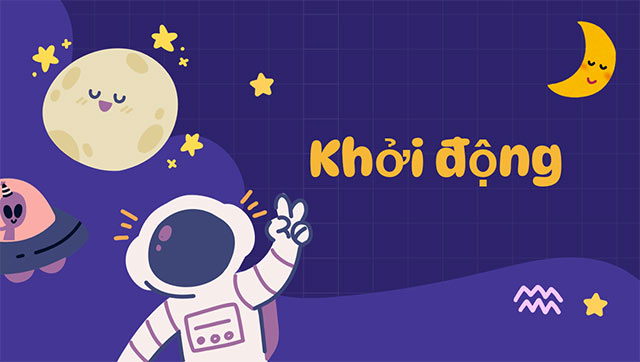 PowerPoint STEM Mô hình Mặt Trời - Trái Đất - Mặt Trăng