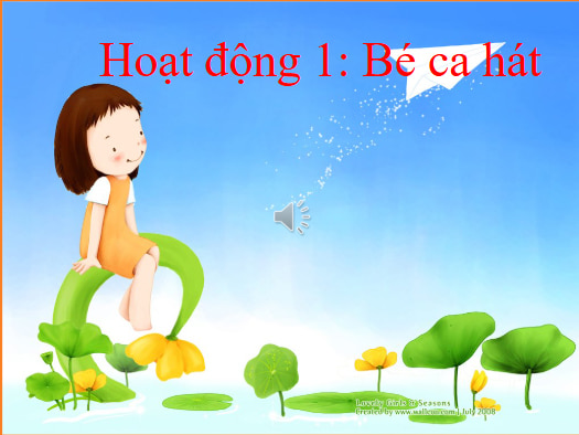 Giáo án Bé cần gì để lớn lên và khỏe mạnh