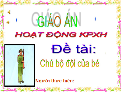 Bài giảng điện tử Khám phá Khoa học 4 tuổi
