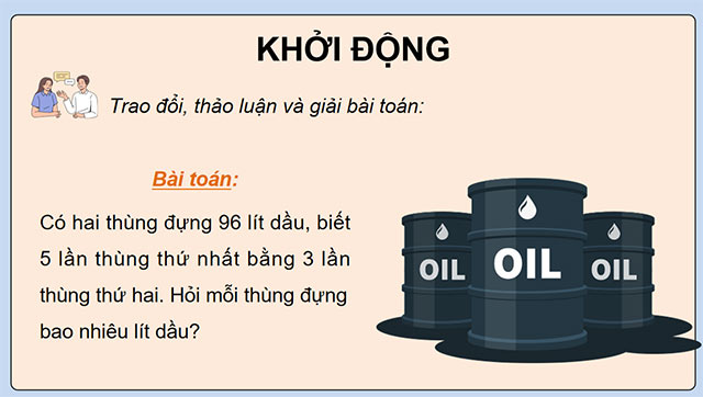 PowerPoint dạy thêm Tìm hai số khi biết tổng và tỉ số của hai số đó