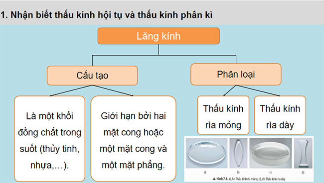 PowerPoint Vật lí 9 Bài 7 Thấu kính Kính lúp 