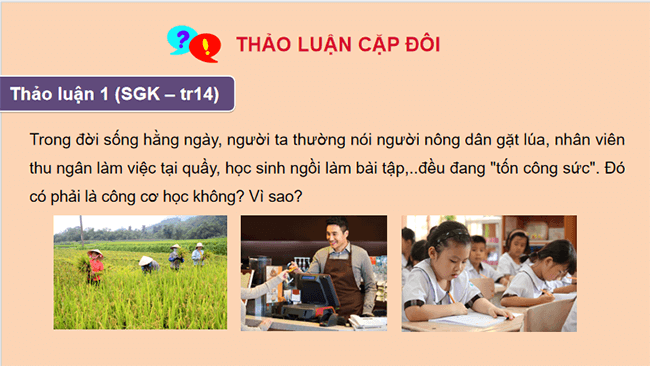 PowerPoint KHTN 9 Bài 3: Công và công suất