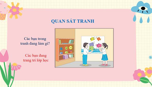 PowerPoint STEM Thực hành trang trí lớp học bằng các hình hình học