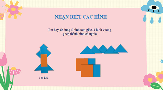 PowerPoint STEM Thực hành trang trí lớp học bằng các hình hình học