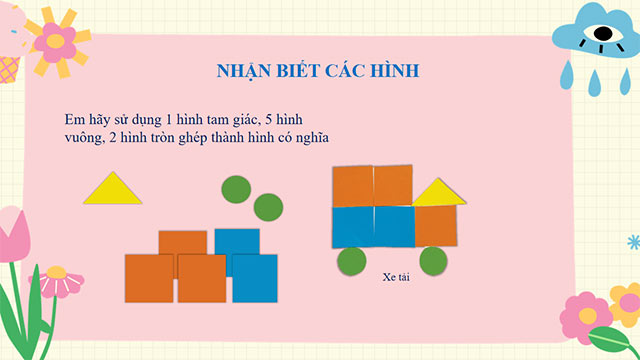 PowerPoint STEM Thực hành trang trí lớp học bằng các hình hình học