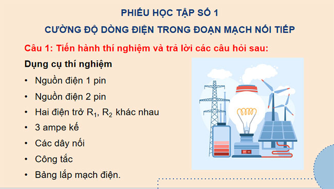 Giáo án Vật lí 9 Cánh diều Bài 8