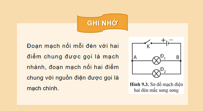 Giáo án Vật lí 9 Bài 9: Đoạn mạch song song