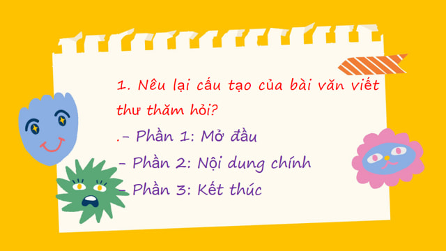 PowerPoint Tiếng Việt 4 Bài 11 viết 3: Luyện tập viết thư thăm hỏi