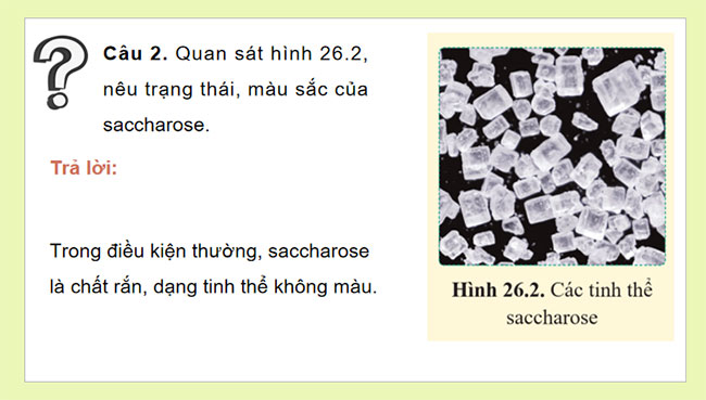 Giáo án Hóa học 9 Bài 26 Glucose và saccharose