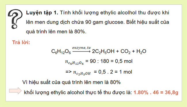 Giáo án Hóa học 9 Bài 26 Glucose và saccharose