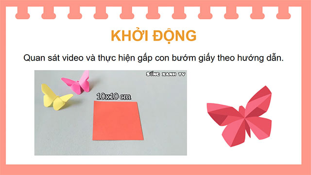 PowerPoint Làm sản phẩm thủ công theo video hướng dẫn
