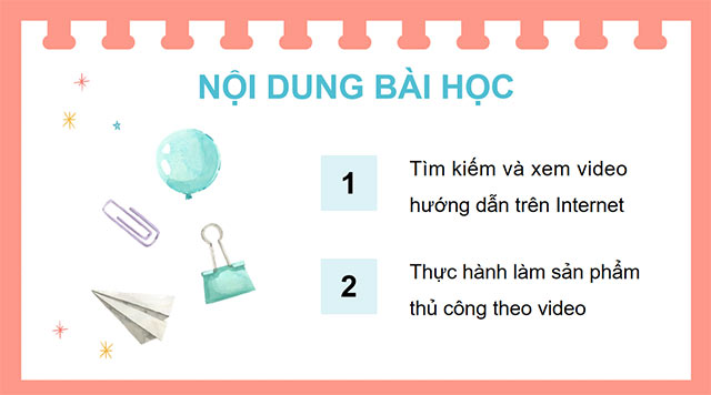 PowerPoint Làm sản phẩm thủ công theo video hướng dẫn