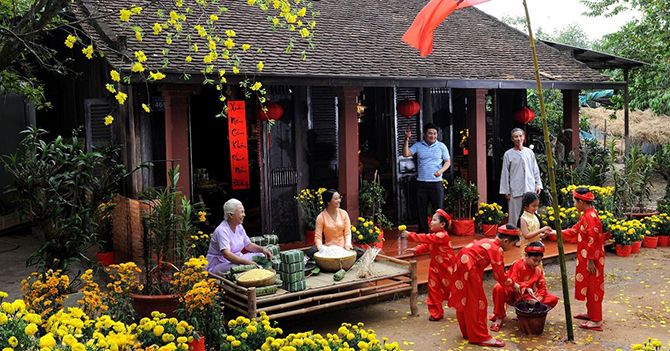 Mẫu thông báo về lịch du xuân đầu năm