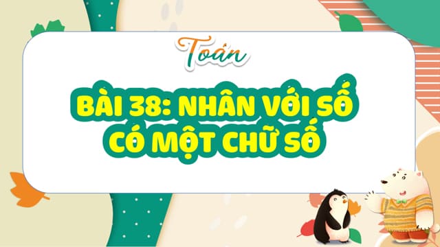 PowerPoint Nhân với số có một chữ số