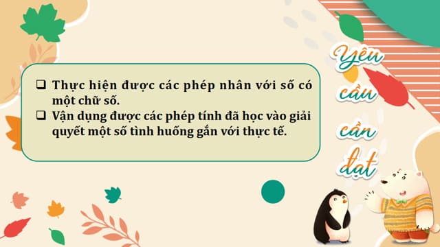 PowerPoint Toán 4 Bài 38: Nhân với số có một chữ số