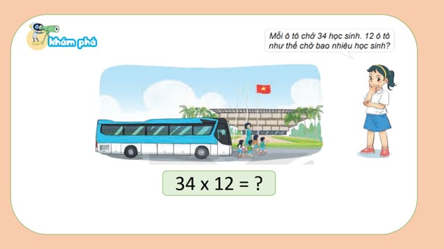 Bài giảng điện tử Toán 4 Bài 43: Nhân với số có hai chữ số