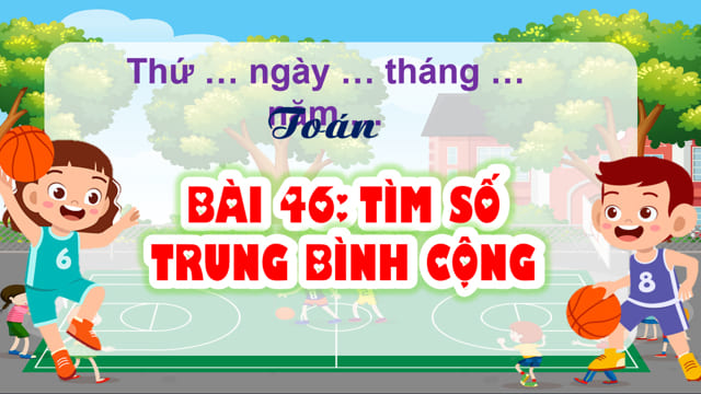 PowerPoint Tìm số trung bình cộng